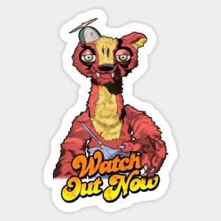 Willy Weasel Sticker